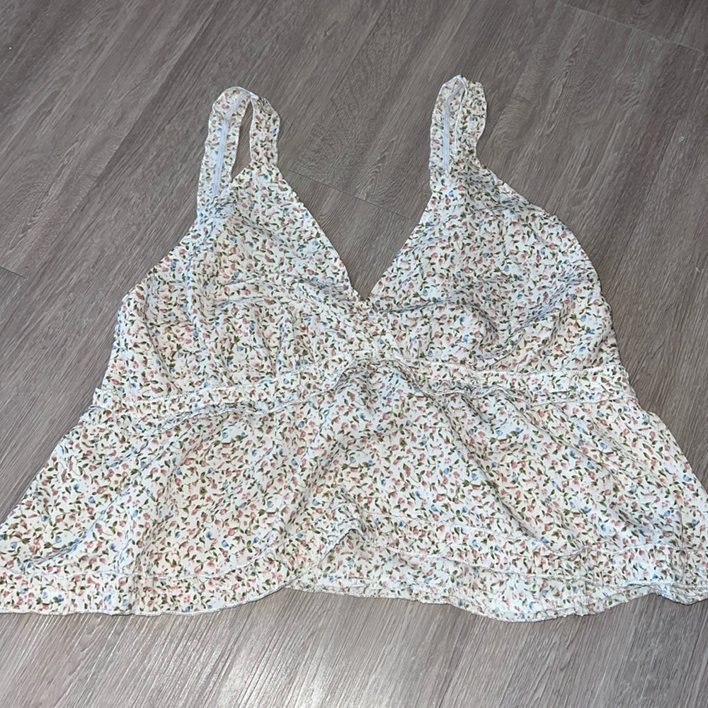 SHEIN babydoll crop top